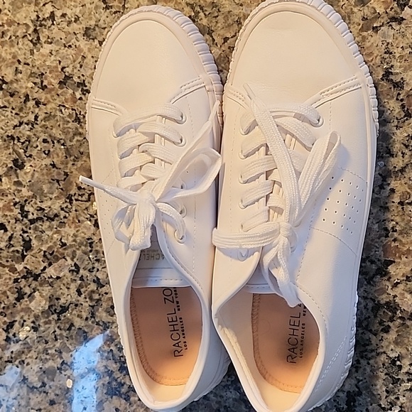 Rachel Zoe white sneakers 9 - Picture 1 of 6